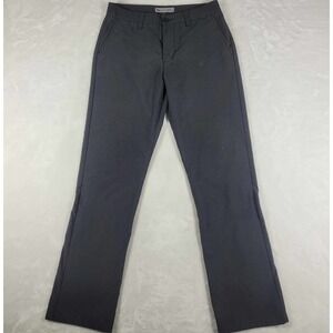 Travis Mathew Right On Time Pants Men's 30x30‎ Black Golf Texture Lightweight